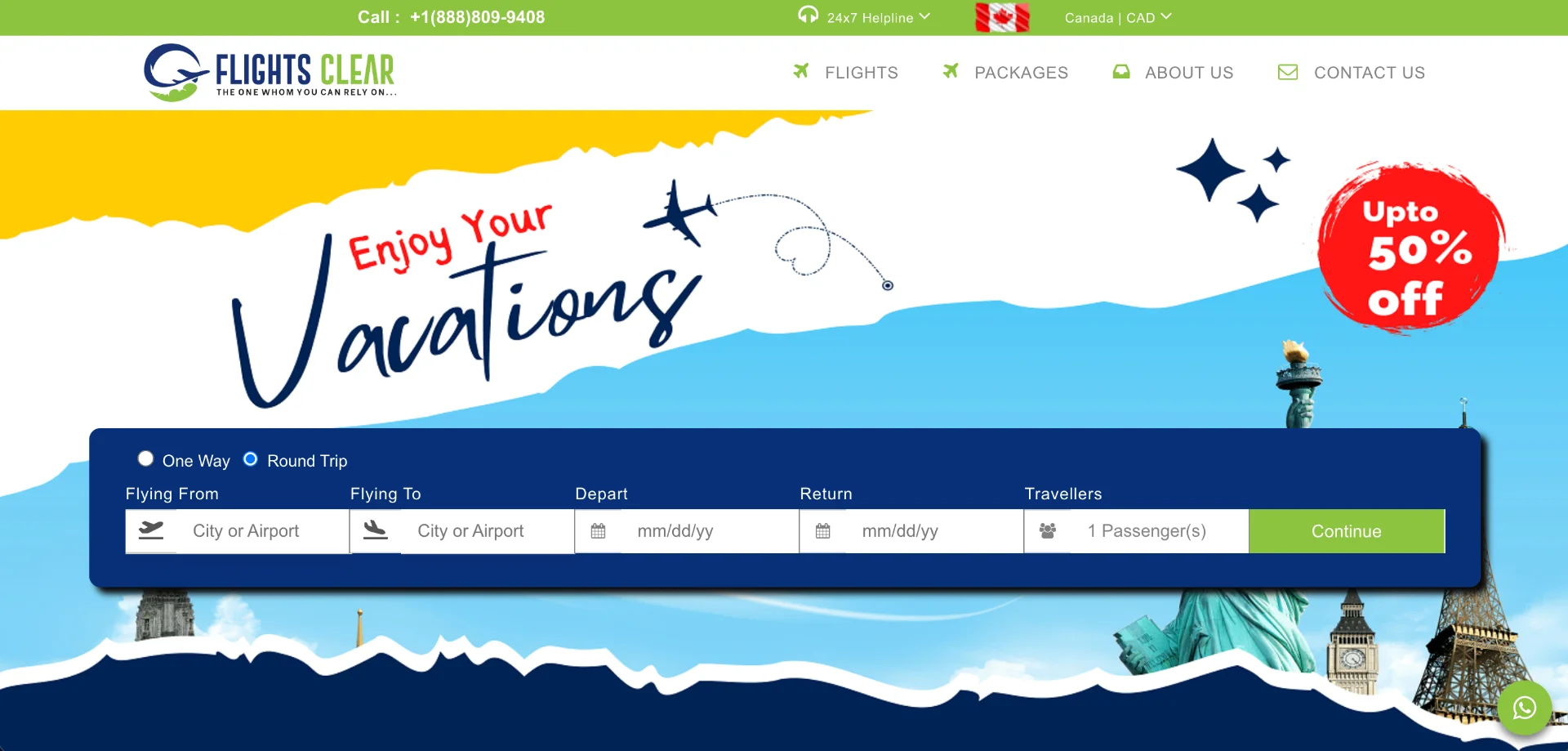 Flights Clear screenshot 1